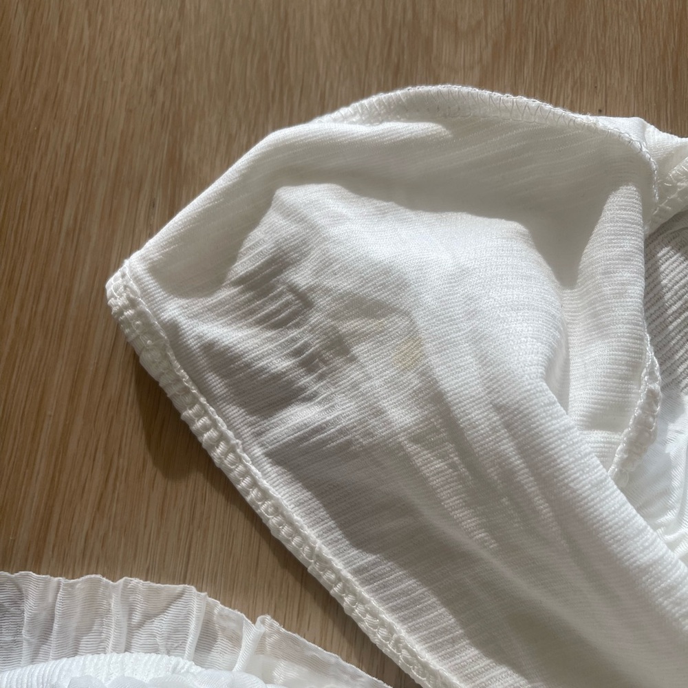 Cider White Ruched Ruffled Midi Sundress - Picture 6 of 6